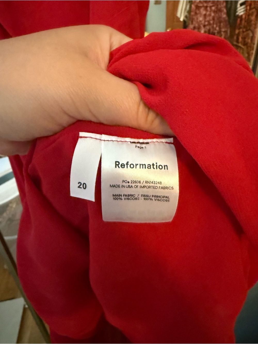 Reformation Nikita Dress Size 20 - Picture 3 of 5